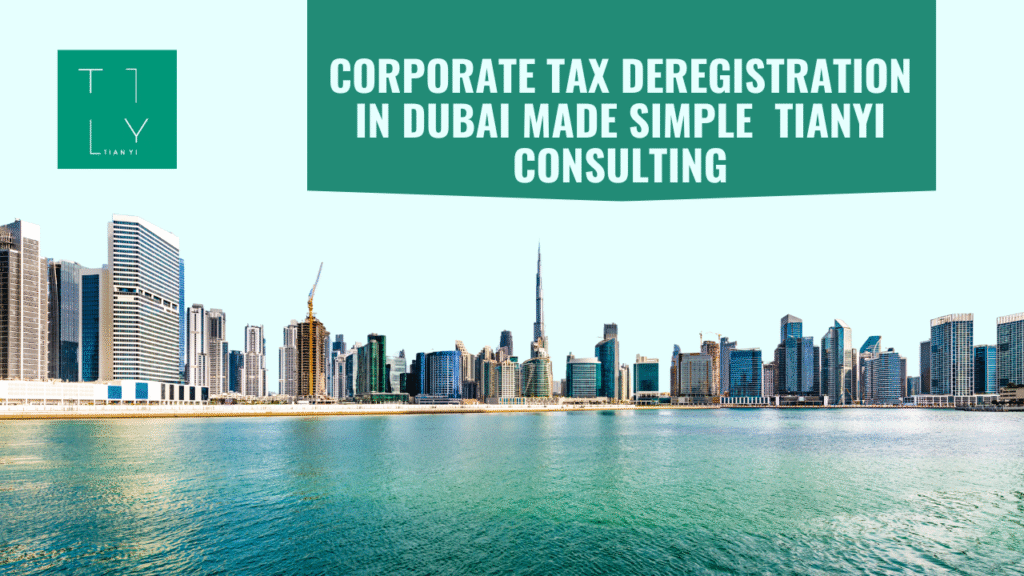 Corporate Tax Deregistration in Dubai